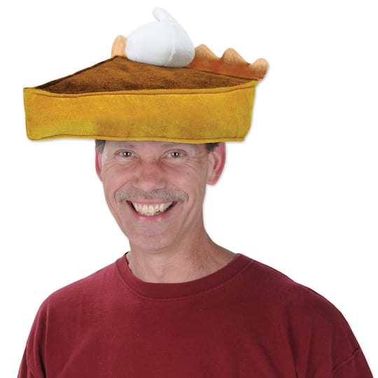 Beistle Adult Plush Pumpkin Pie Hat